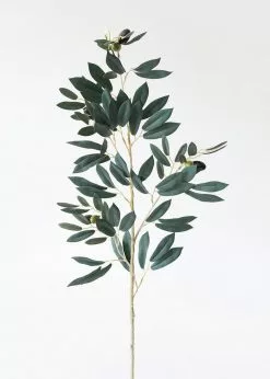 Afloral Artificial Plants Fake Olive Branch - 35"