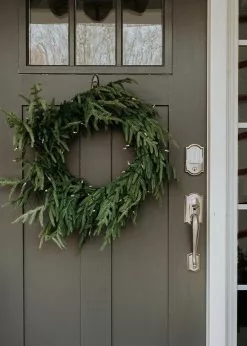 Afloral Real Touch Norfolk Pine Wreath - 24