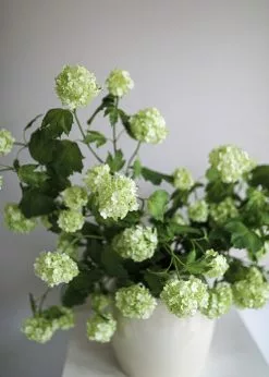 Afloral Soft Green Artificial Snowball Flowers - 24" Artificial Flowers