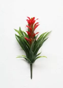 Afloral Indoor/Outdoor Tropical Bromeliad Plant - 14" Artificial Flowers