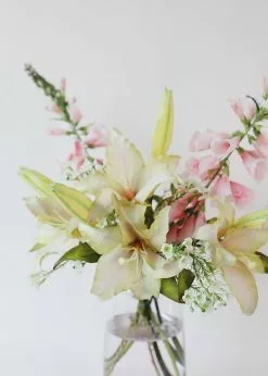 Afloral Artificial Flowers White Fake Waxflower Filler Flowers - 26