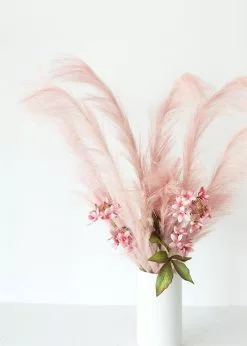 Afloral Fake Pampas Grass In Pink - 49