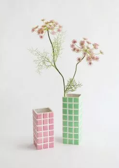 Afloral Artificial Flowers Pink Artificial Queen Anne's Lace - 33