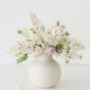 Afloral Creamy White Round Ceramic Vase - 8" Vases