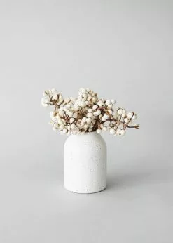 Afloral Vases White Speckled Flynn Vase - 3.75"