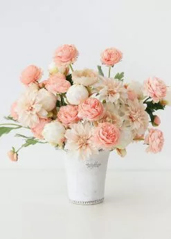 Afloral Wakefield Whitewashed Clay Pot With Drainage - 7"