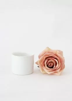 Afloral Petite White Ceramic Votive Holder - 2.25-2.5