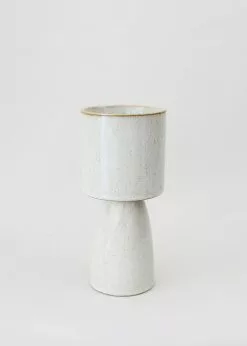 Afloral Ceramic Speckled Plant Stand - 8.75"