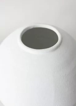 Afloral Vases White Concrete Konos Vase - 10.75