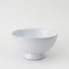 Afloral Glazed White Terra Cotta Compote Bowl - 3.75" Vases
