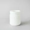 Afloral White Glass Hobnail Jar - 5" Vases