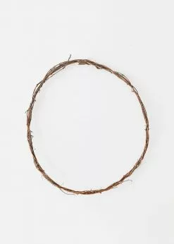 Afloral Skinny Grapevine Twig Wreath - 17" Dried Flowers