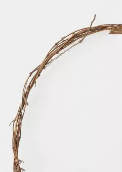 Afloral Skinny Grapevine Twig Wreath - 17" Dried Flowers