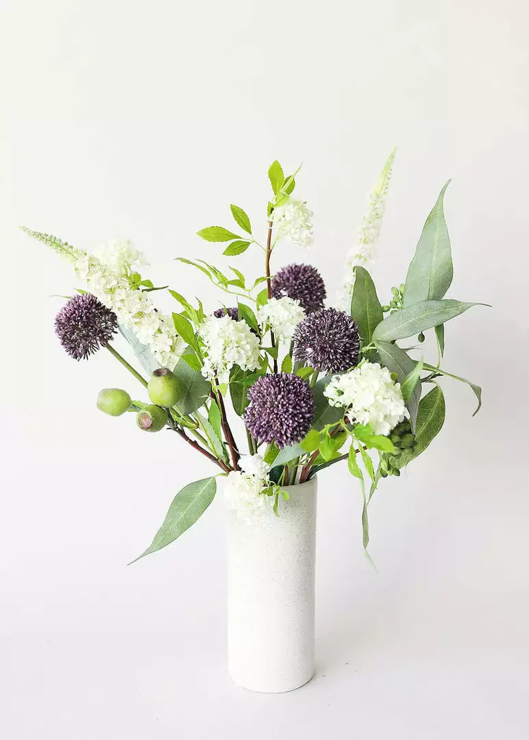 Afloral Cream White Veronica Artificial Flower - 30" Artificial Flowers