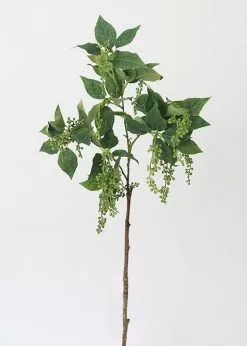 Afloral Artificial Plants Fake Amaranthus And Leaf Branch - 27.5"