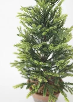 Afloral Fake Mini Spruce Christmas Tree - 23" Artificial Plants