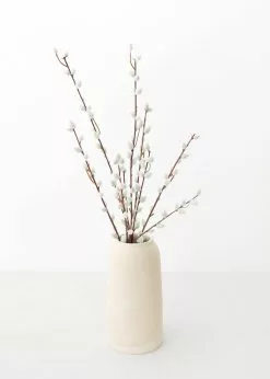 Afloral Artificial Flowers Artificial Pussy Willow Branch - 31