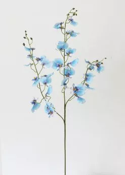 Afloral Blue Artificial Oncidium Orchids - 38" Artificial Flowers