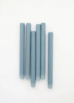 Afloral Tools & Accents Pack Of 6 Soft Blue Taper Candles - 9.5"