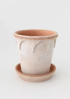 Afloral Bergs Elizabeth Terracotta Pot With Drainage - 6.5" Vases