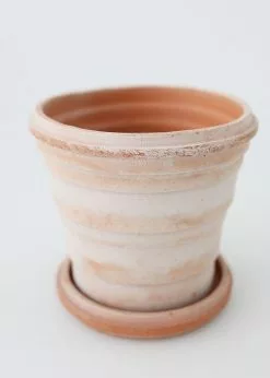 Afloral.com Bergs Pink Terra Cotta Pot With Drainage - 6"