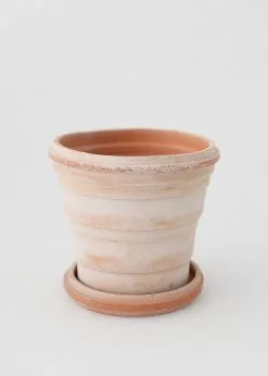 Afloral.com Bergs Pink Terra Cotta Pot With Drainage - 6"