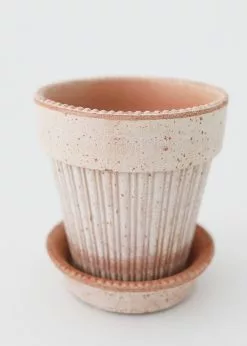 Afloral.com Vases Bergs Simona Scalloped Pot With Drainage - 6
