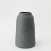 Afloral Handmade Black Stoneware Bouquet Vase By L'impatience - 7.75" Vases