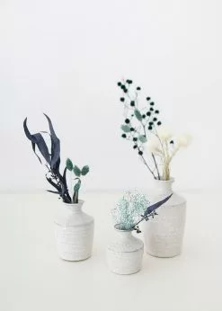 Afloral Dried Flowers Petite Dried Flower Bundle In Blue - 8-16