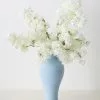 Afloral Ceramic Blue Tall Glossy Vase - 16" Vases