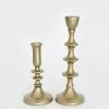 Afloral Set Of 2 Antique Gold Candle Holders - 7-10" Tools & Accents