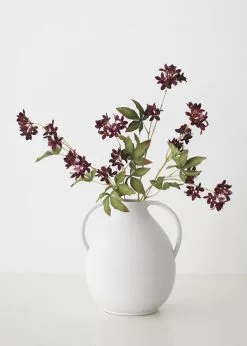 Afloral Burgundy Artificial Viburnum Wildflowers - 37