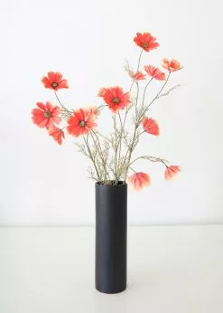 Afloral Coral Sunset Artificial Cosmos Wildflowers - 30