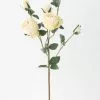 Afloral Faux Dried Rose In Cream - 27.5" Artificial Flowers