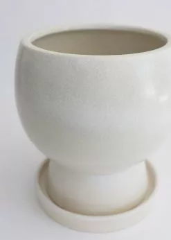 Afloral Vases Ceramic Pot With Saucer And Drainage - 11