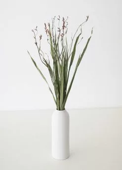 Afloral Dried Orchid Grass With Orange Buds - 22-28" Dried Flowers