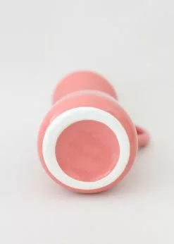 Vases Afloral Glossy Coral Glazed Pitcher - 9.5