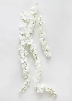 Afloral Artificial Wisteria 3-Strung Hanging Garland - 28-44"