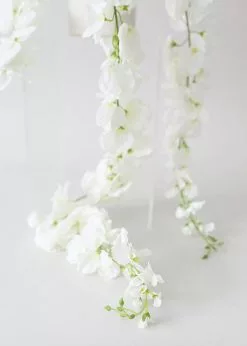 Afloral Artificial Wisteria 3-Strung Hanging Garland - 28-44