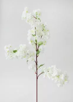 Afloral Artificial Spring Cherry Blossoms In Cream - 40" Artificial Flowers