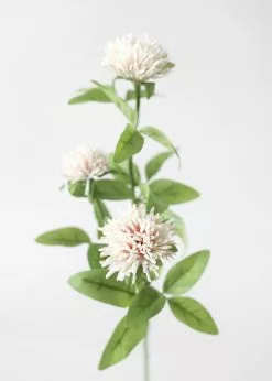 Afloral Artificial Flowers Blush Artificial Clover Wildflowers - 21.5"