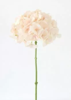 Afloral Oversized Artificial Hydrangea In Blush - 19"