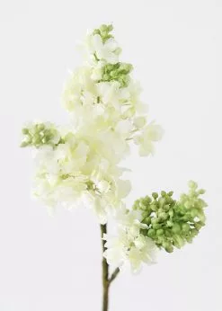 Afloral Fake Lilacs Flower In Cream - 25
