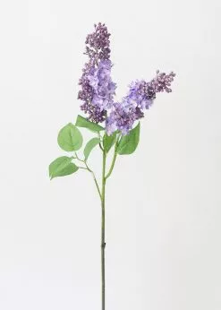 Afloral Purple Artificial Lilac Flower Branch - 34.5"