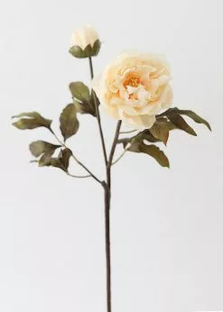 Afloral Artificial Peony In Beige - 28.5" Artificial Flowers