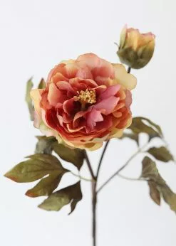 Afloral Artificial Flowers Fake Peony Flowers In Sunset - 28.5