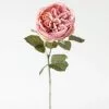Afloral Artificial Flowers Silk English Cabbage Rose In Mauve - 25"
