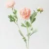 Afloral Artificial Flowers Ranunculus Fake Flowers In Pink - 19"