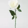 Afloral White English Cabbage Artificial Rose - 20.5"