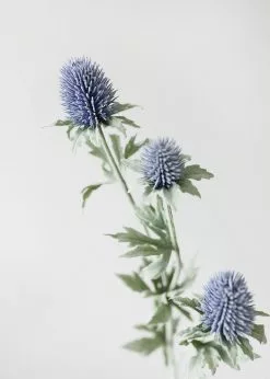 Afloral Periwinkle Artificial Thistle Wildflowers - 30.5" Artificial Flowers
